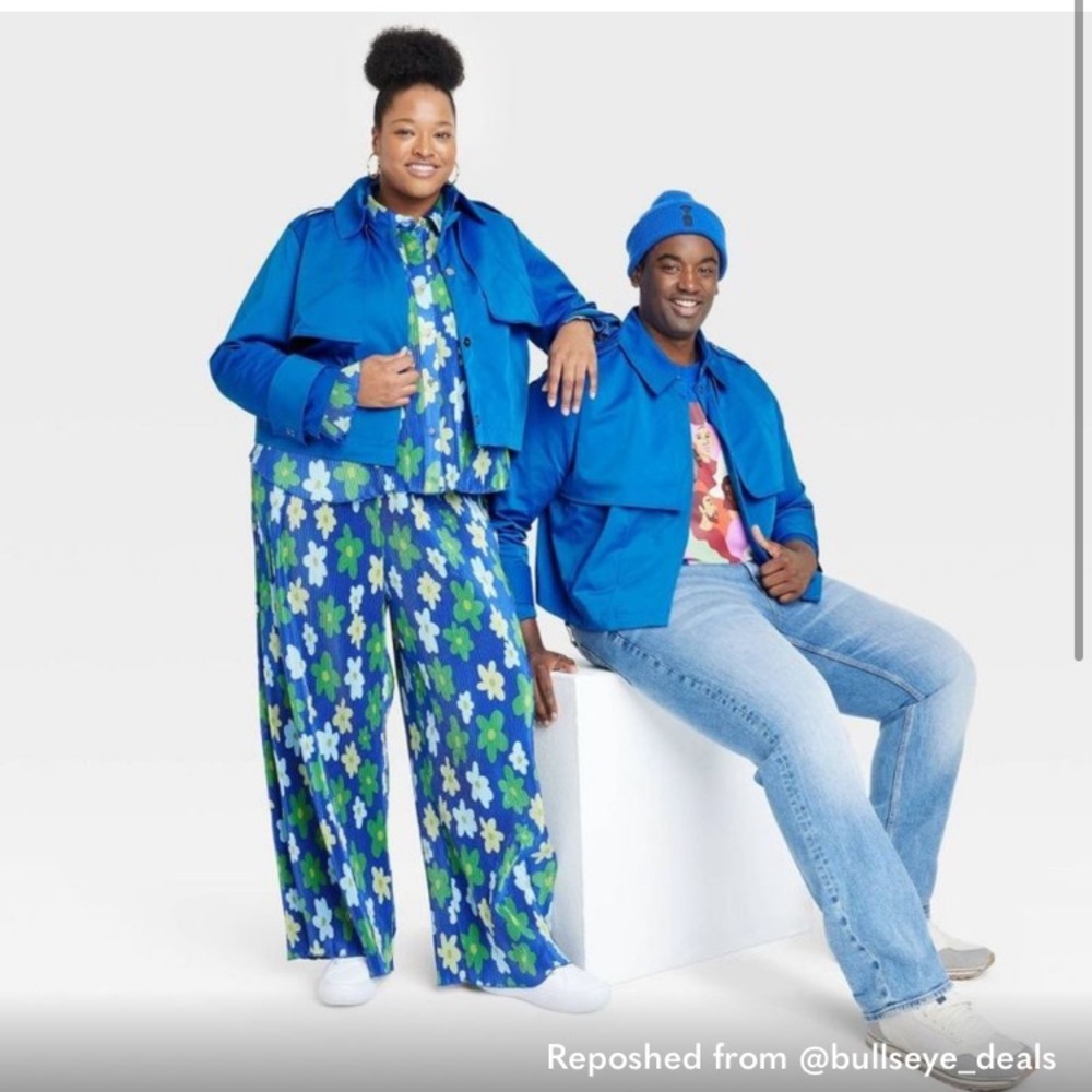 Sammy B c Target Unisex Black History Month Cobalt Blue Windbreaker in 4x